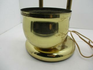Vintage Mid Century Brass Table Lamp 2