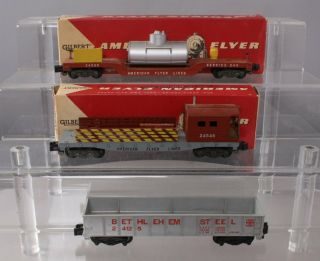 American Flyer Vintage S Gauge Assorted Freight Cars: 24546,  24125,  24533 [3]