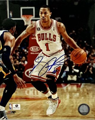 Derrick Rose Chicago Bulls Mvp 8x10 Photo Autographed Derek