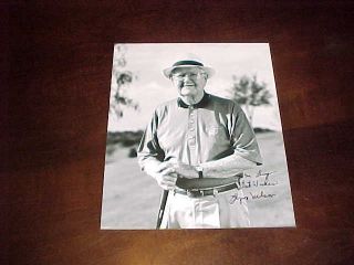 Byron Nelson Autographed Signed Pga Golf Photo With Inscription