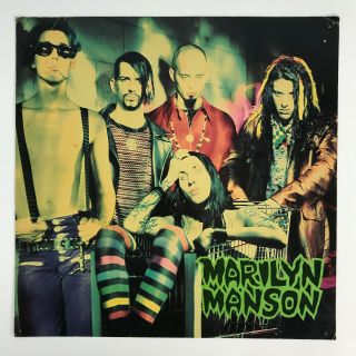 Vintage 1994 Marilyn Manson Portrait Of An American Family Cd Store Promo Poster