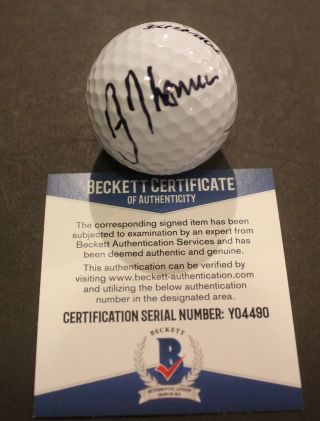 Justin Thomas Signed Top Flite Golf Ball W/beckett Y04490