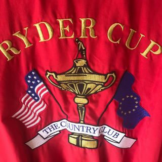 Vintage 1999 Slazenger Ryder Cup The Country Club Red Embroidered Jacket XL 2