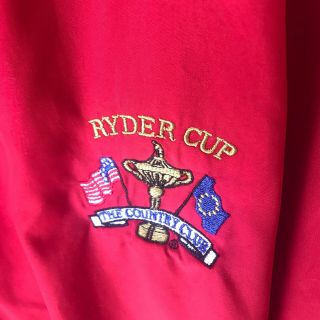 Vintage 1999 Slazenger Ryder Cup The Country Club Red Embroidered Jacket XL 3