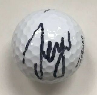 Sergio Garcia Auto Autograph Signed Titleist Masters Golf Ball 2017 Champion Jsa