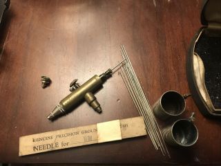 Vintage Wold Air Brush Partschicago,  Painting Kit,  Bakelite Handle Broken