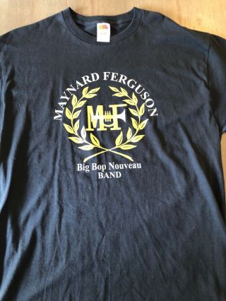 Vintage Maynard Ferguson Concert Band T Shirt Xl Tour Big Bop Nouveau Jazz