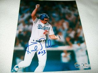 Kirk Gibson 1988 World Series Autographed 8x10 Photo Los Angeles Dodgers