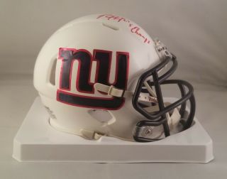 Rodney Hampton Autographed Signed Mini Helmet York Giants Psa Dna