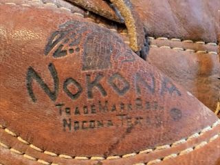 Vintage Nokona Pro Line CM200 Professional Model Baseball Catchers Mitt 2