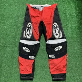 Vintage Answer Motocross Pants Dirt Bike Motorcycle Racing Black Res Mens Sz 42