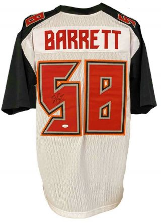 Tampa Bay Buccaneers Shaquil Barrett Signed Custom Pro Style White Jersey Jsa.