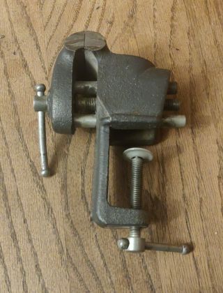 Vintage Small Craftsman 5245 - 2 1 3/4 " Hobbyists Gunsmith Jeweler  S Bench Vise