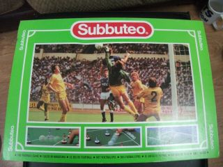 Vintage 1992 Subbuteo Table Football Set.  In