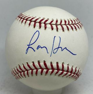Larry King Single Signed Baseball Autographed Auto Beckett Bas Tv Radio Host