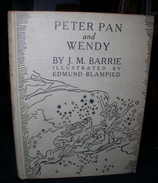 Peter Pan And Wendy By J.  M.  Barrie Illustrated By Edmund Blampied,  1940