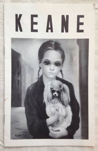 Keane Walter & Margaret Keane big Eyes Vintage 1959 Brochure Natalie Wood