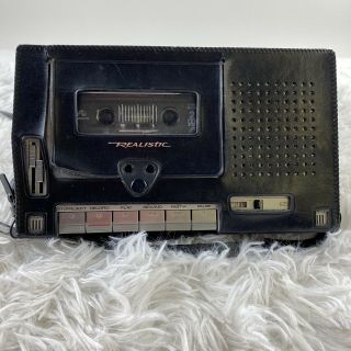 Vintage Realistic 14 - 1011 Compact Cassette Recorder Minisette 11 W Case,