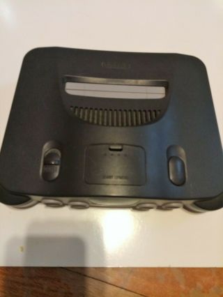 Nintendo 64 Control Deck Nus - 001 (usa) Vintage Smoke Gray Pre - Owned