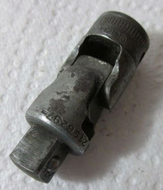 Vintage Snap On Usa 3/8”drive Swivel Universal Joint F - 8,  Pat No 2196297