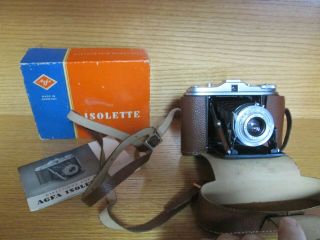 Agfa Isolette Vintage Folding Camera Made In Germany Parts