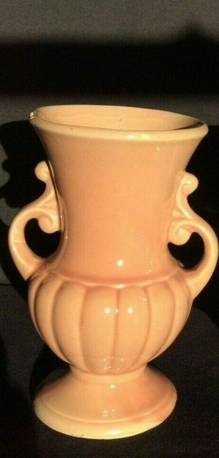 Mccoy Vase Mid Century Modern Pink Vintage Made In Usa
