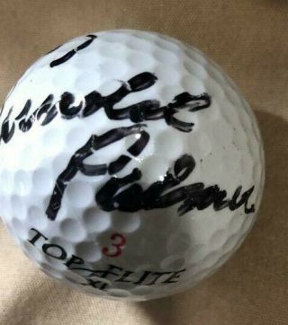 Arnold Palmer Signed Golf Ball