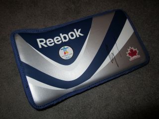 Roberto Luongo Team Canada Olympics Signed Autographed Goalie Blocker W/coa
