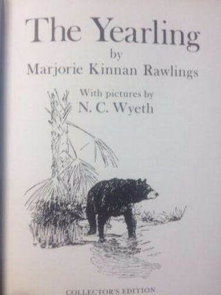 EASTON PRESS Marjorie Kinnan Rawlings: The Yearling N.  C.  Wyeth Illustrations 2