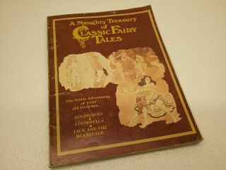 Vintage Comic Book Naughty Treasury Of Classic Fairy Tales