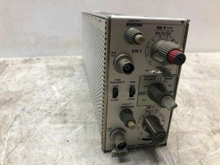 Vintage Tektronix 7a26 Dual Trace Amplifier Plug - In For Oscilloscope Cool Prop