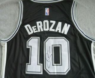 Demar Derozan Autographed Signed Swingman Jersey San Antonio Spurs Raptors
