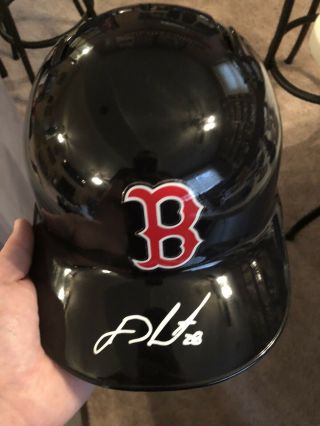 J.  D.  Martinez Autographed Boston Red Sox Batting Helmet Steiner