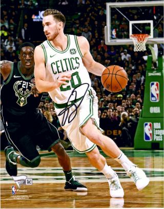 Gordon Hayward Boston Celtics Autographed 8 " X 10 " Drive Photograph