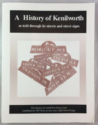 1/1000 Signed Limited History Of Kenilworth Jersey As Told Through Streets