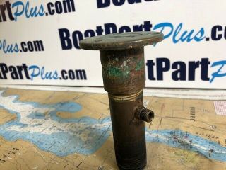 Vintage Bronze Deck Fill For 1 1/4 " Hose With Threaded Vent