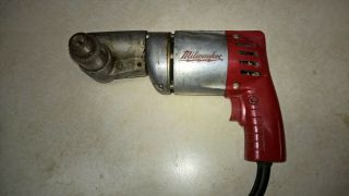 Vintage Milwaukee Hole Shooter Right Angle Drill 1/4 In