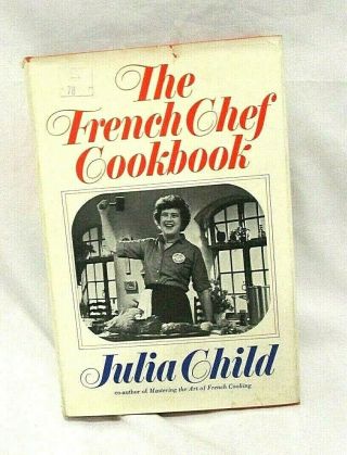 Vintage 1968 The French Chef Cookbook Julia Child 2nd Printing Hardcover Dj