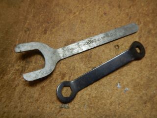 Vintage Porter Cable Rockwell Circular Saw Blade Bolt And Holder Wrenches Wrench