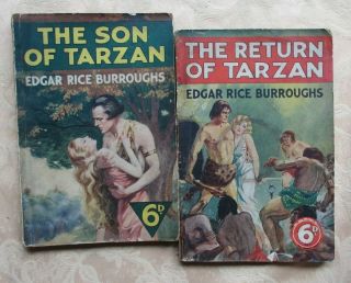 Edgar Rice Burroughs.  The Return Of Tarzan,  The Son Of Tarzan,  C.  1930