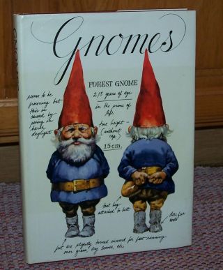 1977 Gnomes Hardcover Book Poortvliet Huygen