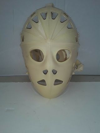 Vintage Mylec Street Hockey Goalie Mask White Friday The 13th Jason Voorhees