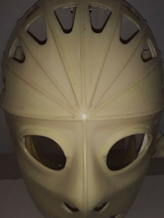 Vintage Mylec Street Hockey Goalie Mask White Friday the 13th Jason Voorhees 2