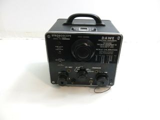 Vintage Dawe Industrial Instruments Stroboscope Type 1200d Scale Calibration