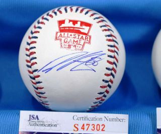 Dellin Betances Jsa Hand Signed 2014 All Star Autograph Baseball