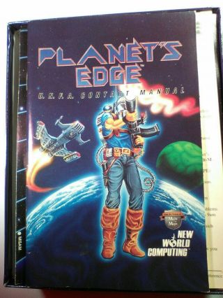 Vintage World Computing game - Planet ' s Edge,  IBM/PC compatible,  5 - 1/4 