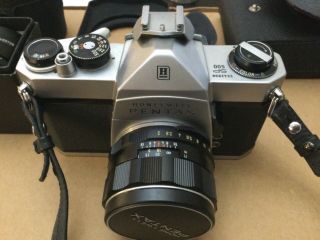 Pentax Slr Vintage 35mm Ps 500 Camera With Many And Lenses