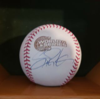 Scott Podsednik (white Sox) Signed 2005 World Series Baseball