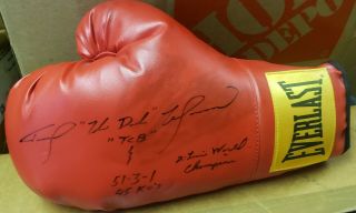 Tommy The Duke Morrison Autographed Boxing Glove
