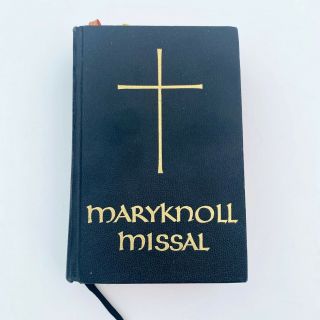 Maryknoll Missal 1961 Kenedy & Sons - The Mystical Body Red Pages Illustrated